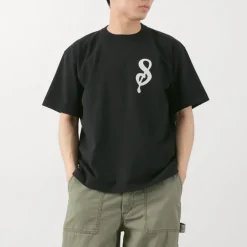 A.G.SPALDING＆BROS / 14/Jersey Felt Letter Short Sleeve T-Shirt S Logo