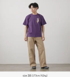 A.G.SPALDING&BROS / 14/Jersey Felt Letter Short Sleeve T-Shirt S Logo