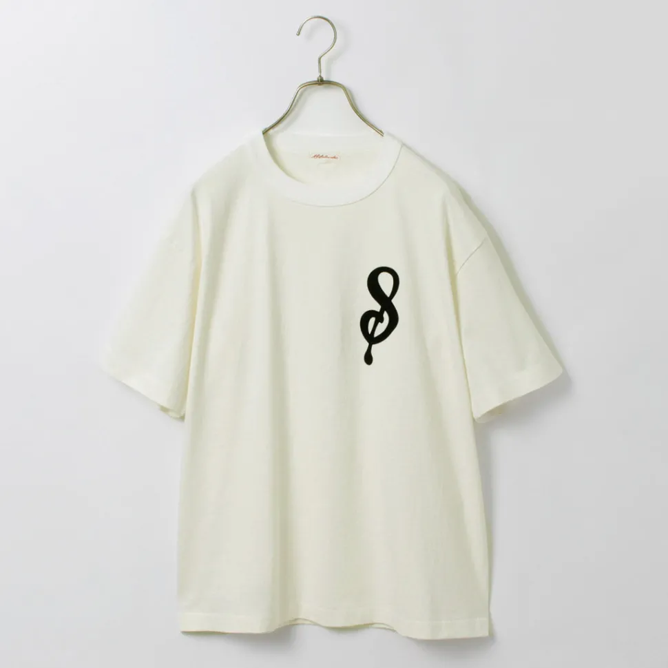 A.G.SPALDING&BROS / 14/Jersey Felt Letter Short Sleeve T-Shirt S Logo
