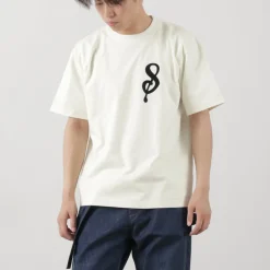 A.G.SPALDING&BROS / 14/Jersey Felt Letter Short Sleeve T-Shirt S Logo