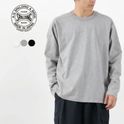 A.G.SPALDING&BROS / 14/Jersey Long Sleeve Football T-Shirt