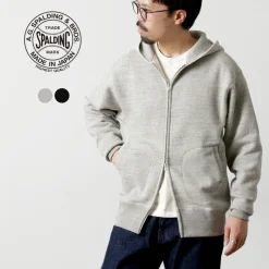 A.G.SPALDING&BROS / Suspension Lined Zip Hoodie