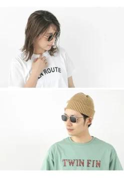 A.KJAERBEDE / ALDO Asymmetrical Square Sunglasses