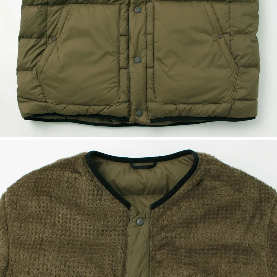 ALLIED FEATHER + DOWN / Reversible Down Cardigan