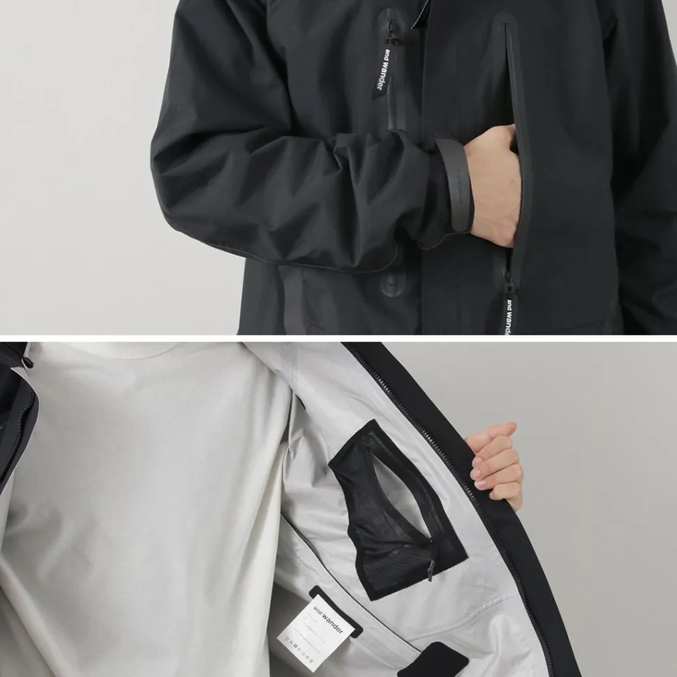AND WANDER / 2.5 Layer Hiker Rain Jacket