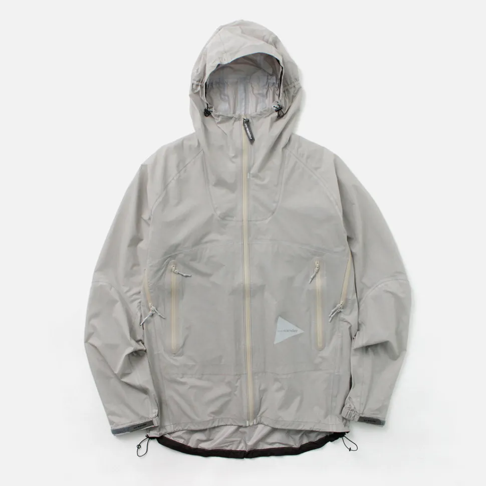 AND WANDER / 3 Layer Ultralight Rain Jacket