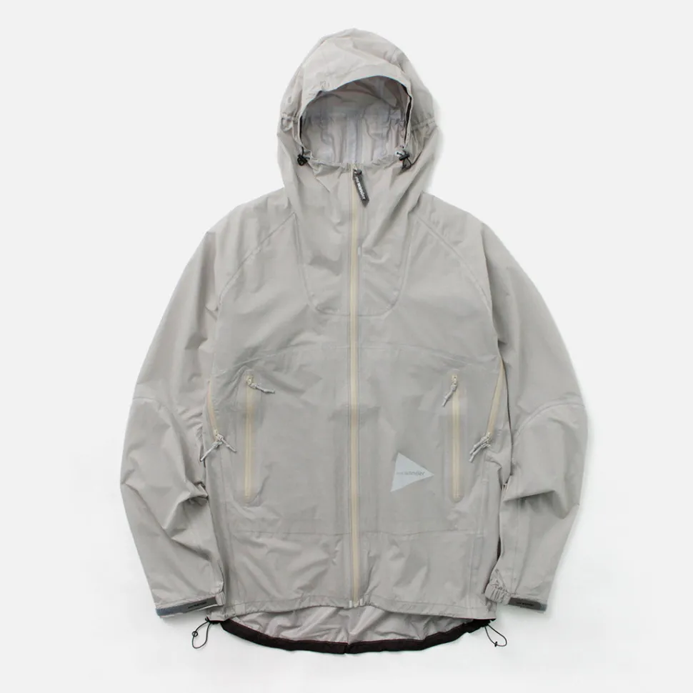 AND WANDER / 3 Layer Ultralight Rain Jacket