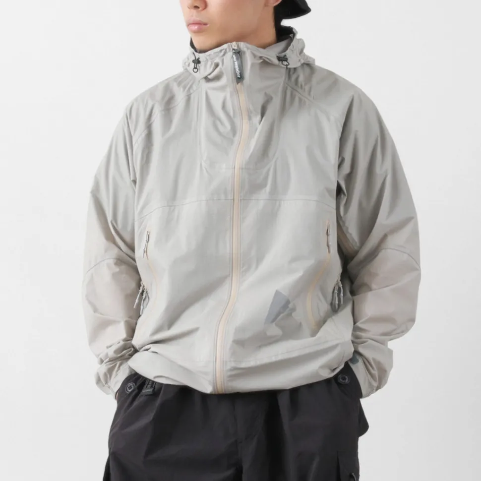 AND WANDER / 3 Layer Ultralight Rain Jacket