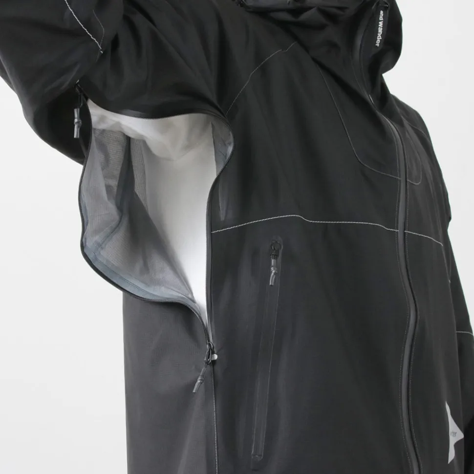 AND WANDER / 3 Layer Ultralight Rain Jacket