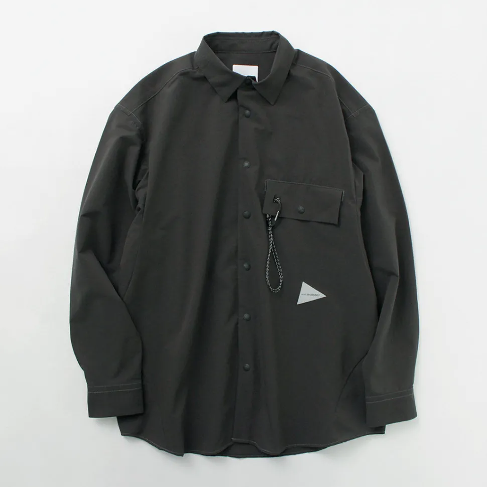AND WANDER / Dry BreathableLong Sleeve Shirt