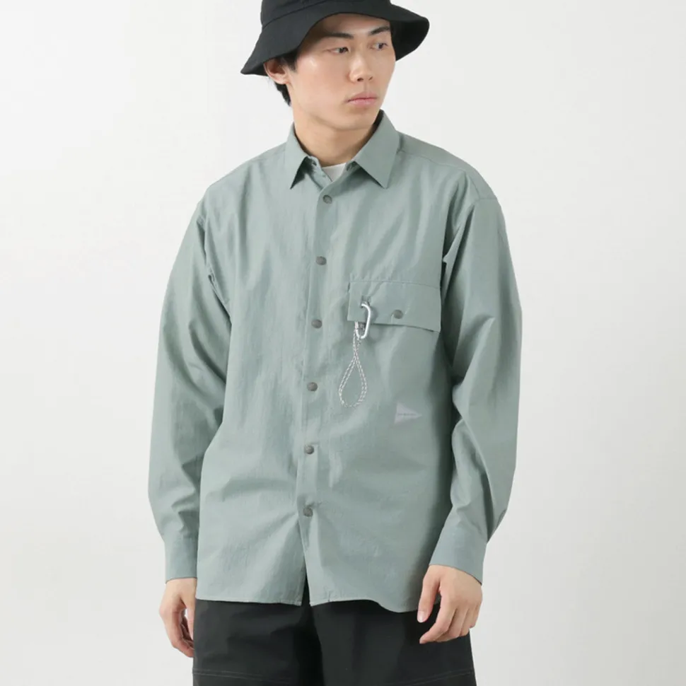 AND WANDER / Dry BreathableLong Sleeve Shirt