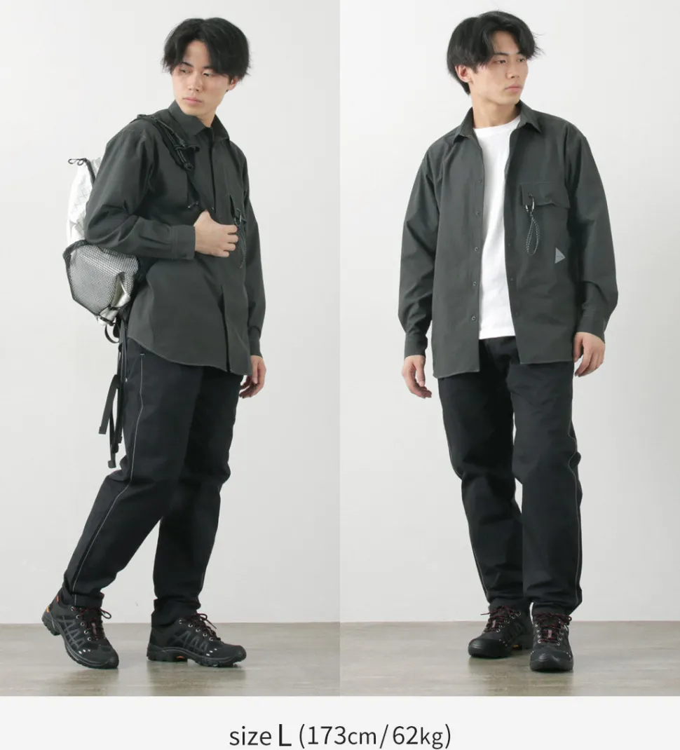 AND WANDER / Dry BreathableLong Sleeve Shirt