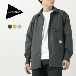 AND WANDER / Dry BreathableLong Sleeve Shirt