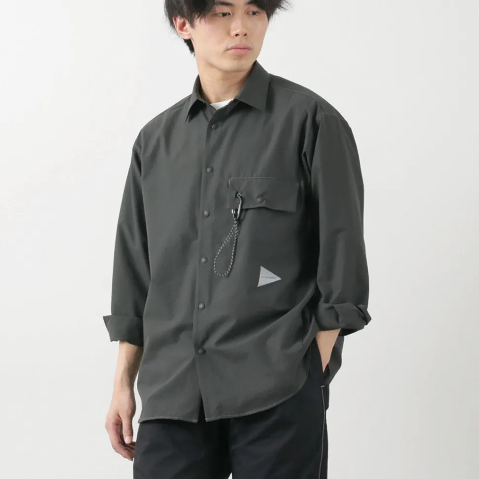 AND WANDER / Dry BreathableLong Sleeve Shirt