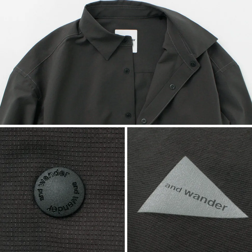 AND WANDER / Dry BreathableLong Sleeve Shirt
