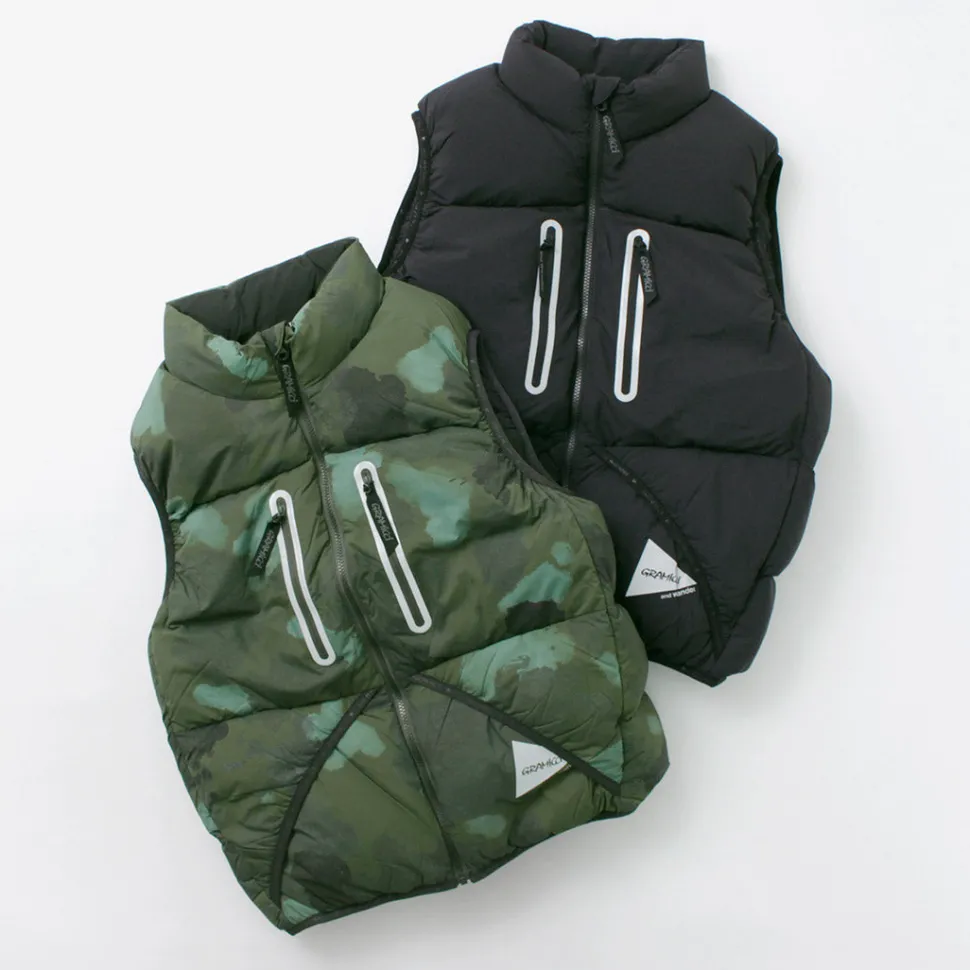 AND WANDER / Gramicci Down Vest