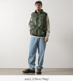 AND WANDER / Gramicci Down Vest