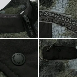 AND WANDER / Gramicci Jacquard Tape Fleece Jacket