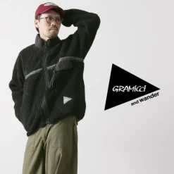 AND WANDER / Gramicci Jacquard Tape Fleece Jacket