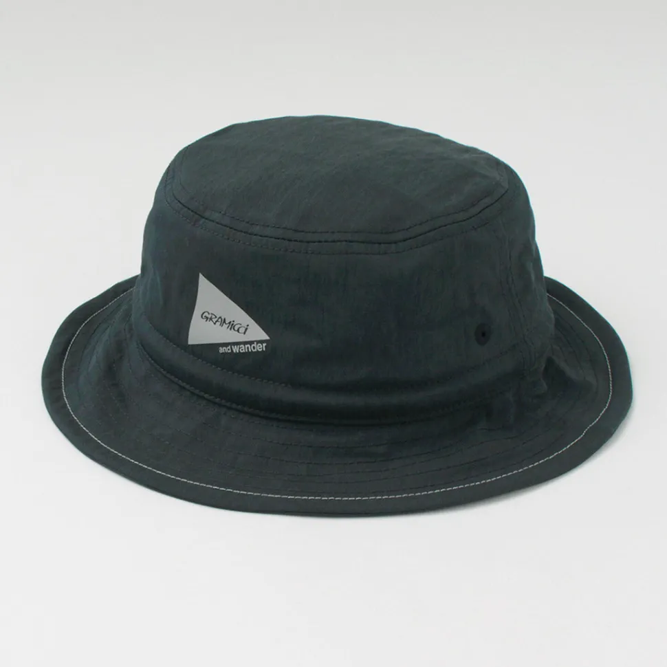 AND WANDER / Gramicci Nylon Cotton Hat