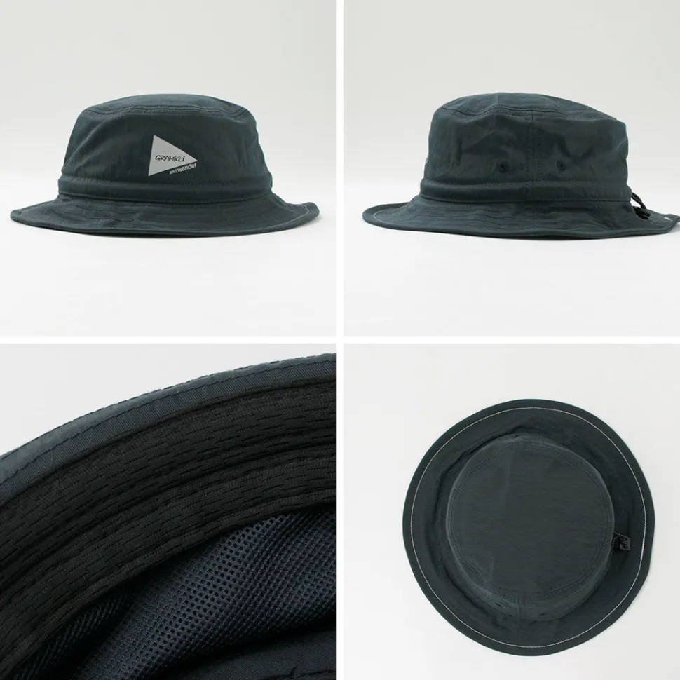 AND WANDER / Gramicci Nylon Cotton Hat