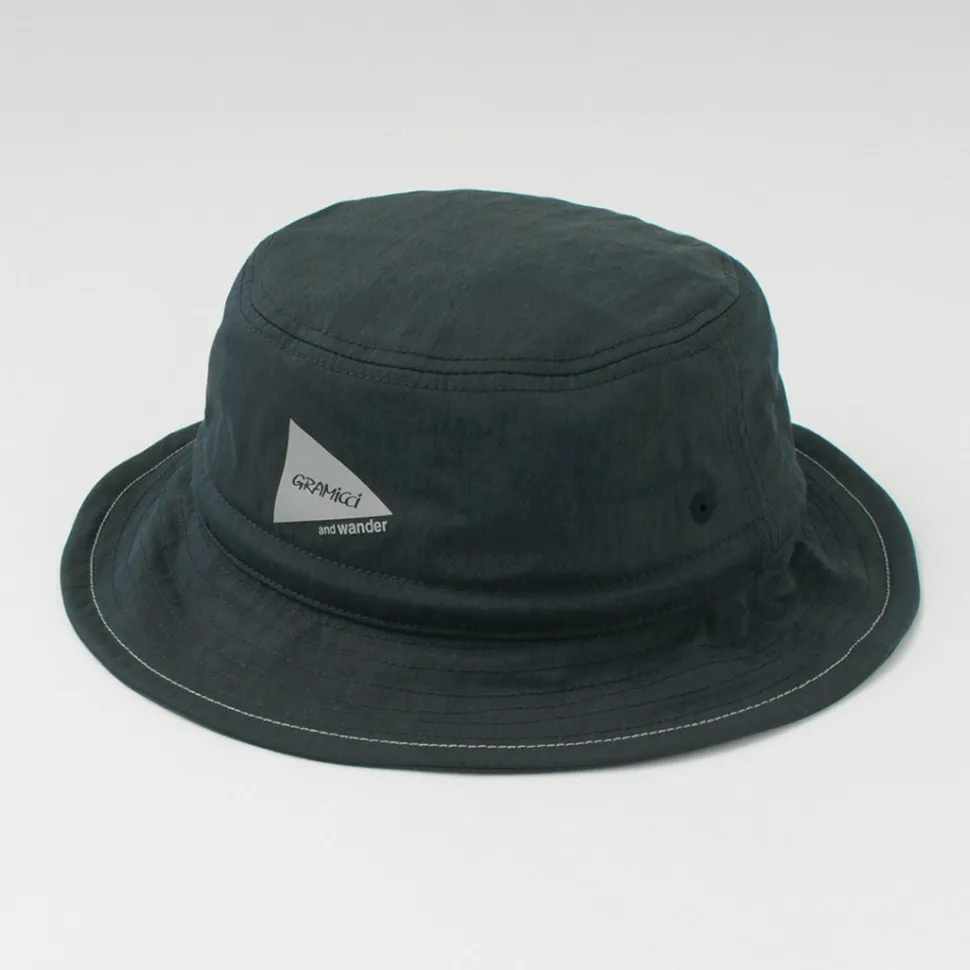 AND WANDER / Gramicci Nylon Cotton Hat