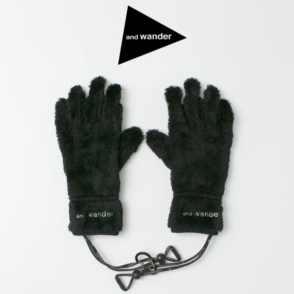 AND WANDER / High-Loft Fleece Gloves