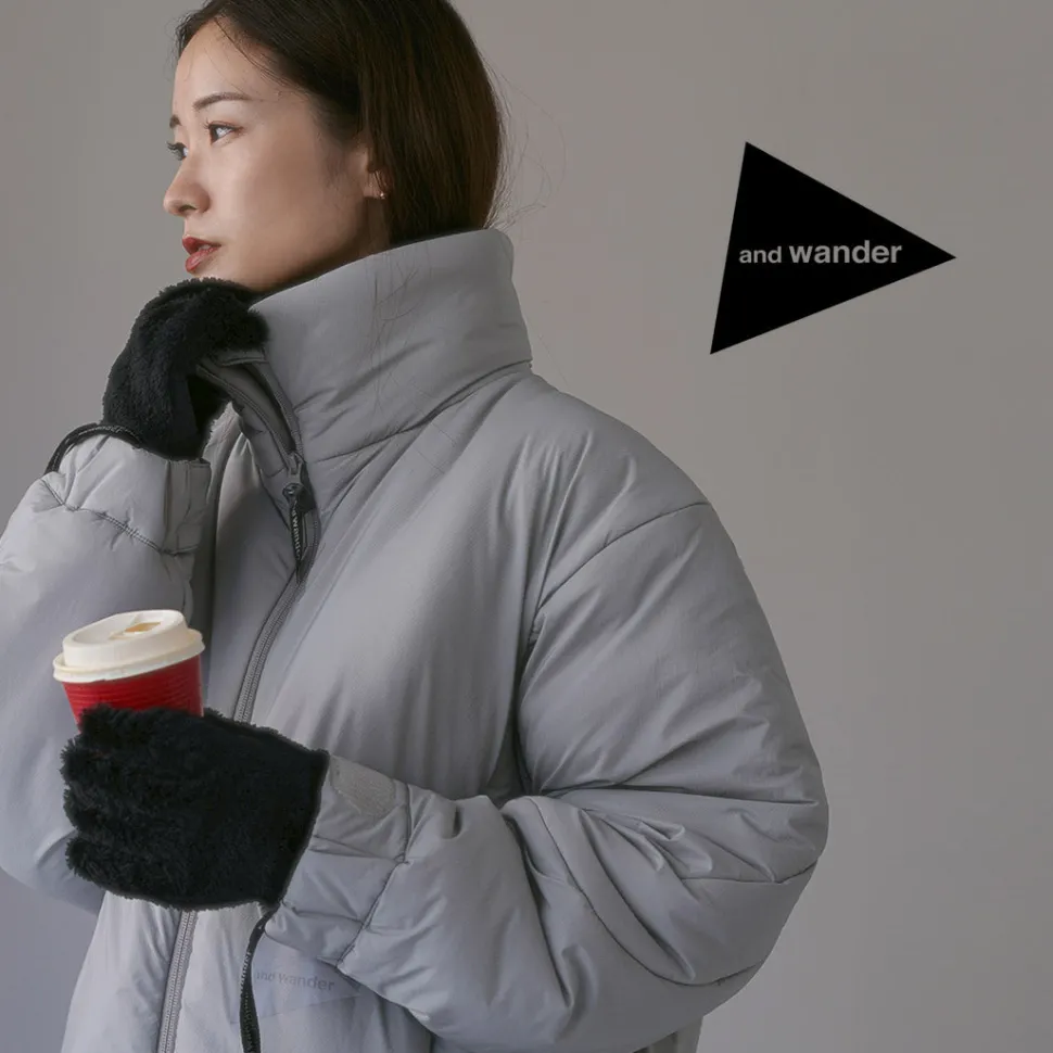 AND WANDER / High-Loft Fleece Gloves
