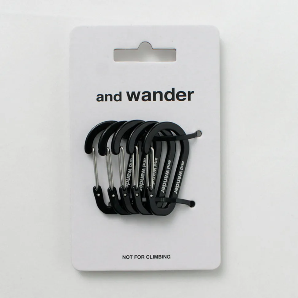 AND WANDER / Mini carabiner set