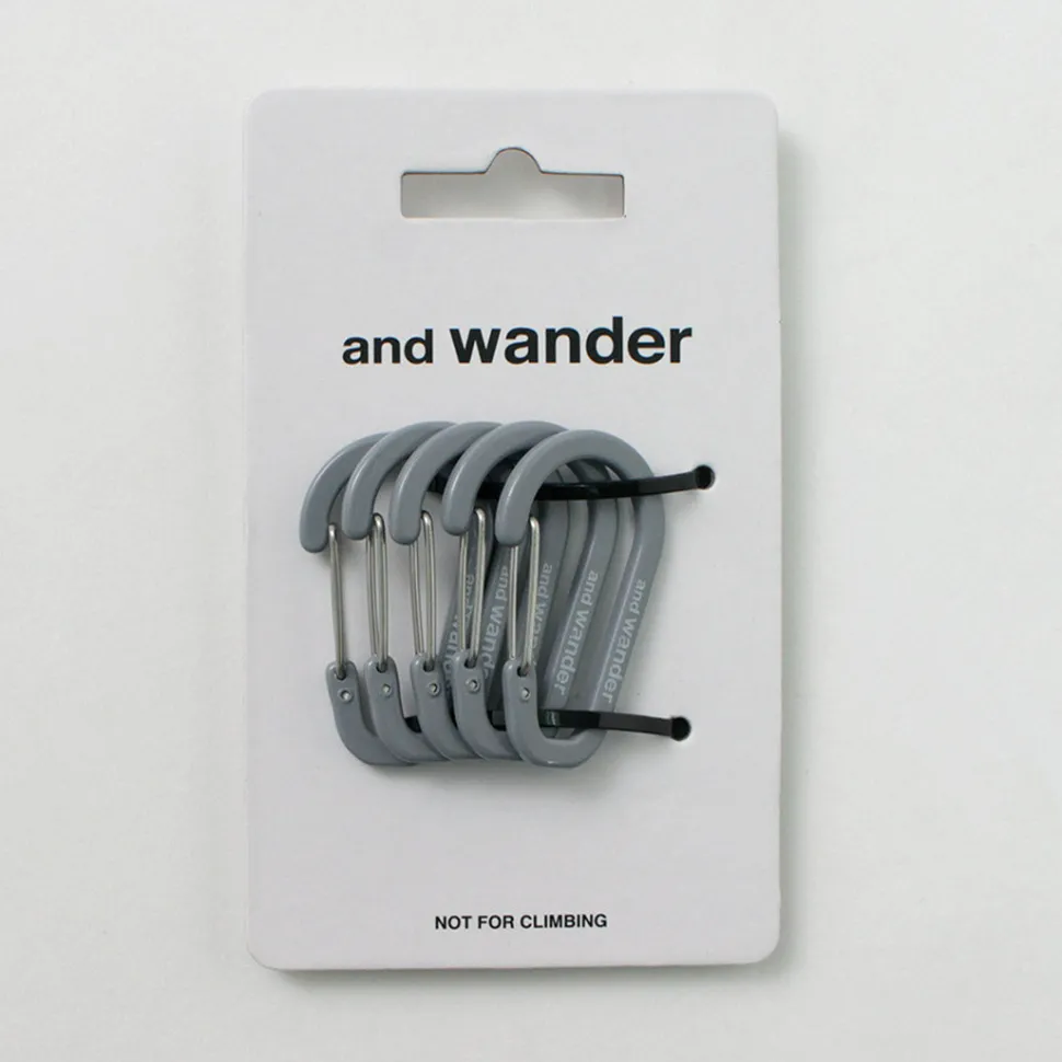 AND WANDER / Mini carabiner set