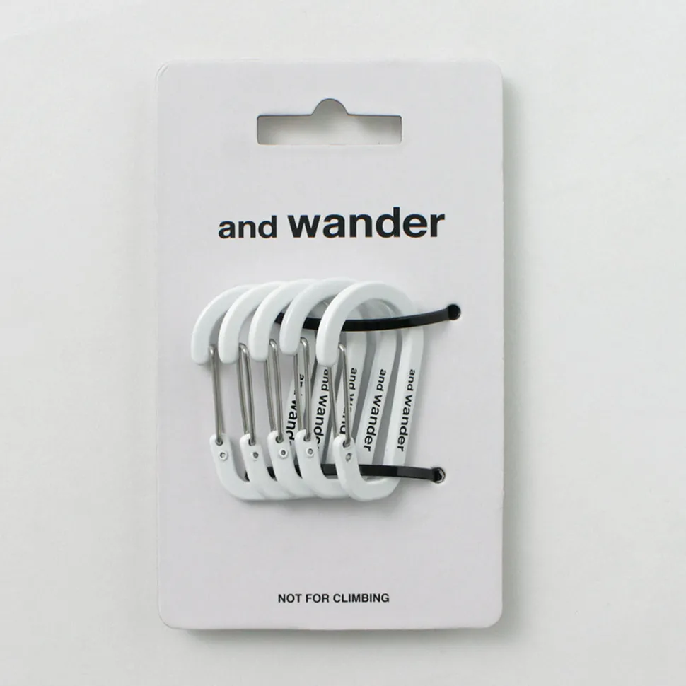 AND WANDER / Mini carabiner set