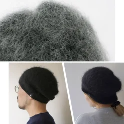 AND WANDER / Mohair Wool Knit Cap