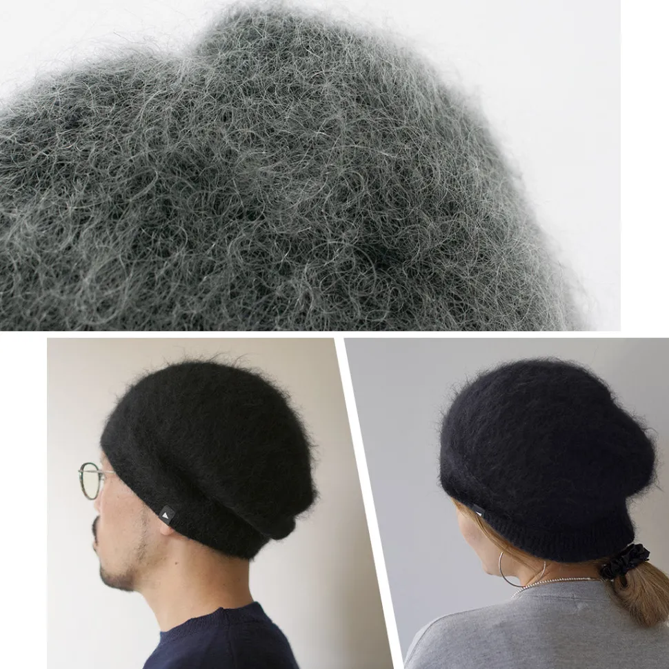 AND WANDER / Mohair Wool Knit Cap
