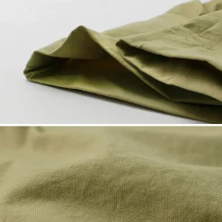 AND WANDER / Nylon Chino Tucked Tapered Pants