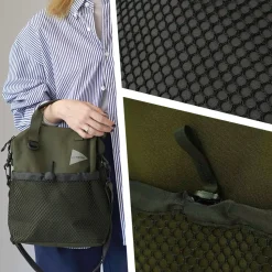 AND WANDER / PE/CO 2-way bag