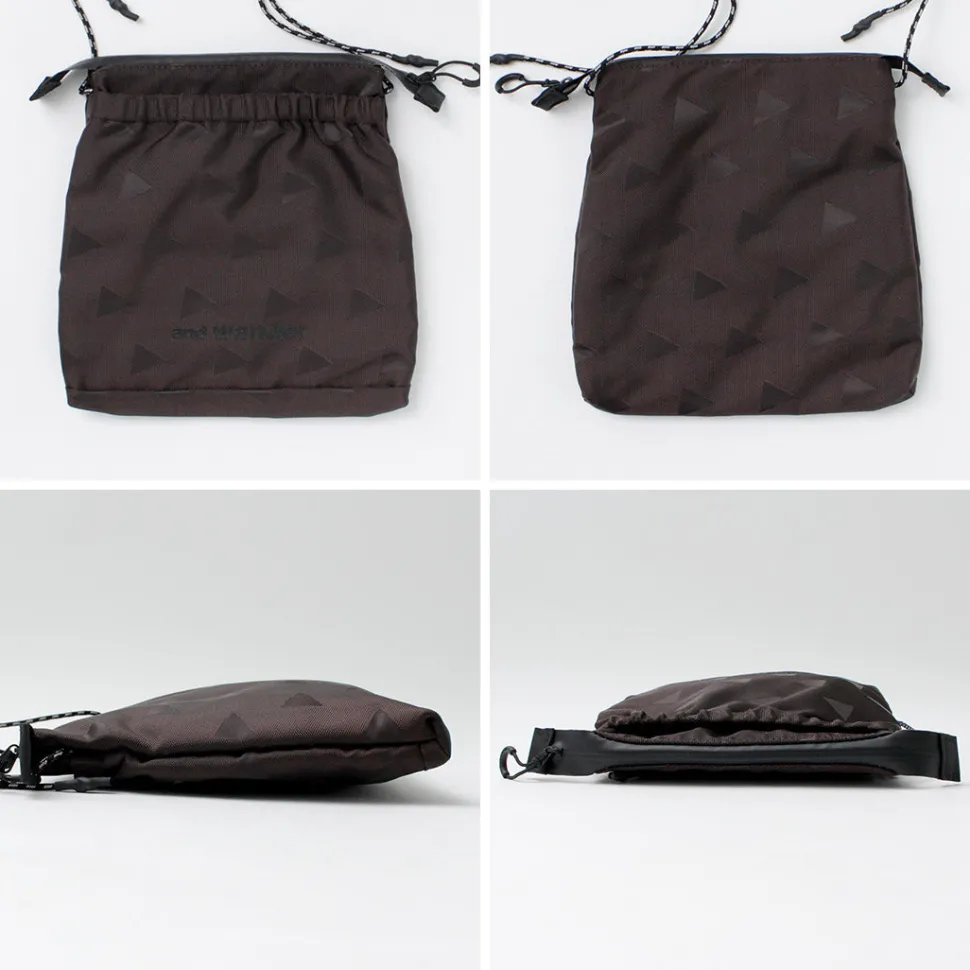 AND WANDER / Triangle Jacquard Sakosh