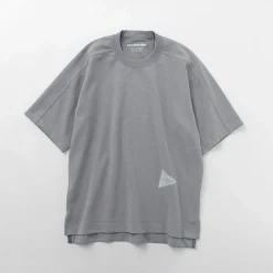 AND WANDER / UV-cut dry short sleeve t-shirt
