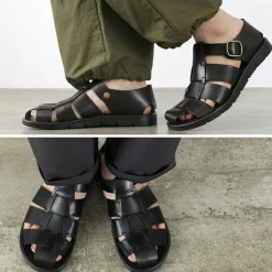 ANTICHI ROMANI / Leather Gurkha sandals