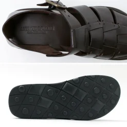 ANTICHI ROMANI / Leather Gurkha sandals