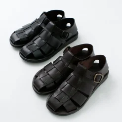 ANTICHI ROMANI / Leather Gurkha sandals
