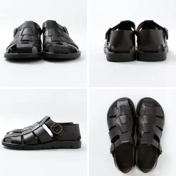 ANTICHI ROMANI / Leather Gurkha sandals
