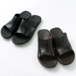 ANTICHI ROMANI / Leather slide sandal
