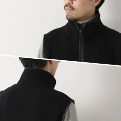 AXESQUIN / Wool Boa Vest