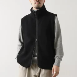 AXESQUIN / Wool Boa Vest