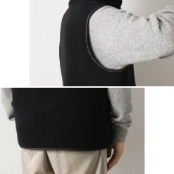 AXESQUIN / Wool Boa Vest