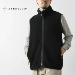 AXESQUIN / Wool Boa Vest