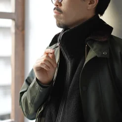 AXESQUIN / Wool Boa Vest