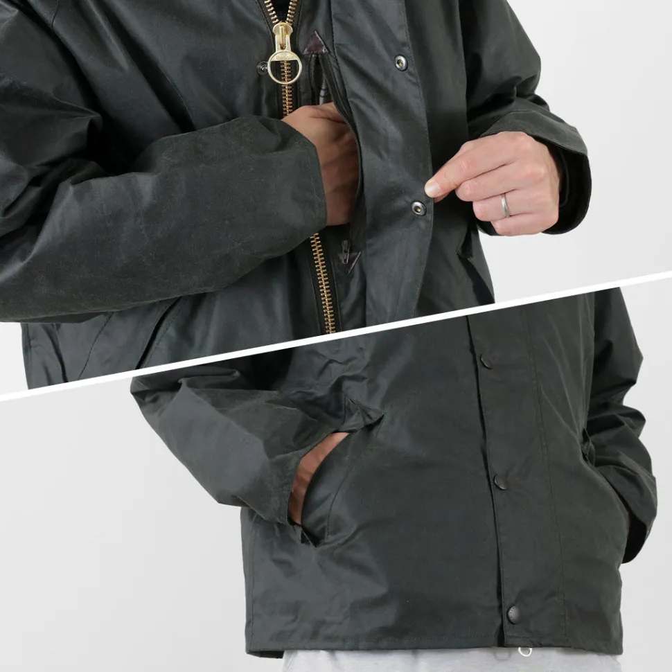 BARBOUR / Oversized Transport Wax Jacket