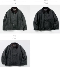 BARBOUR / Oversized Transport Wax Jacket