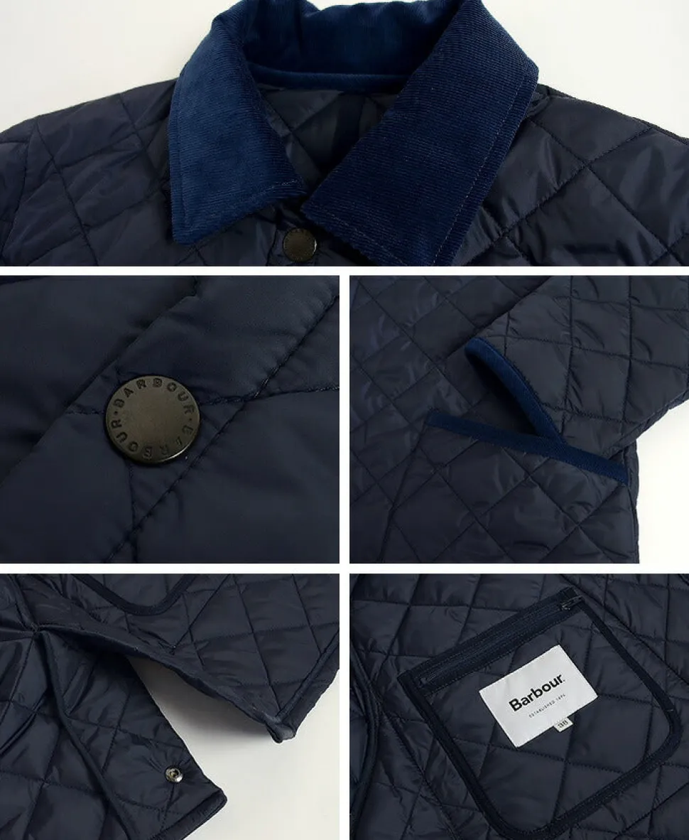 BARBOUR / Ritzdale long nylon quilted jacket